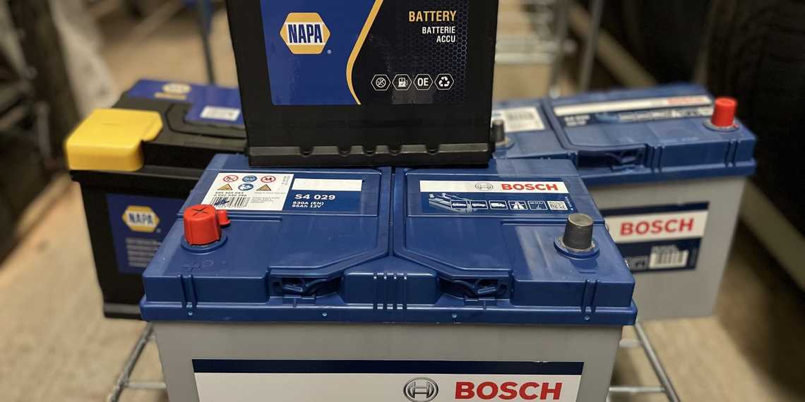 Bosch and NAPA batteries